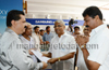 MLA Lobo campaigns for Poojary at Alake, New Chitra Talkies area